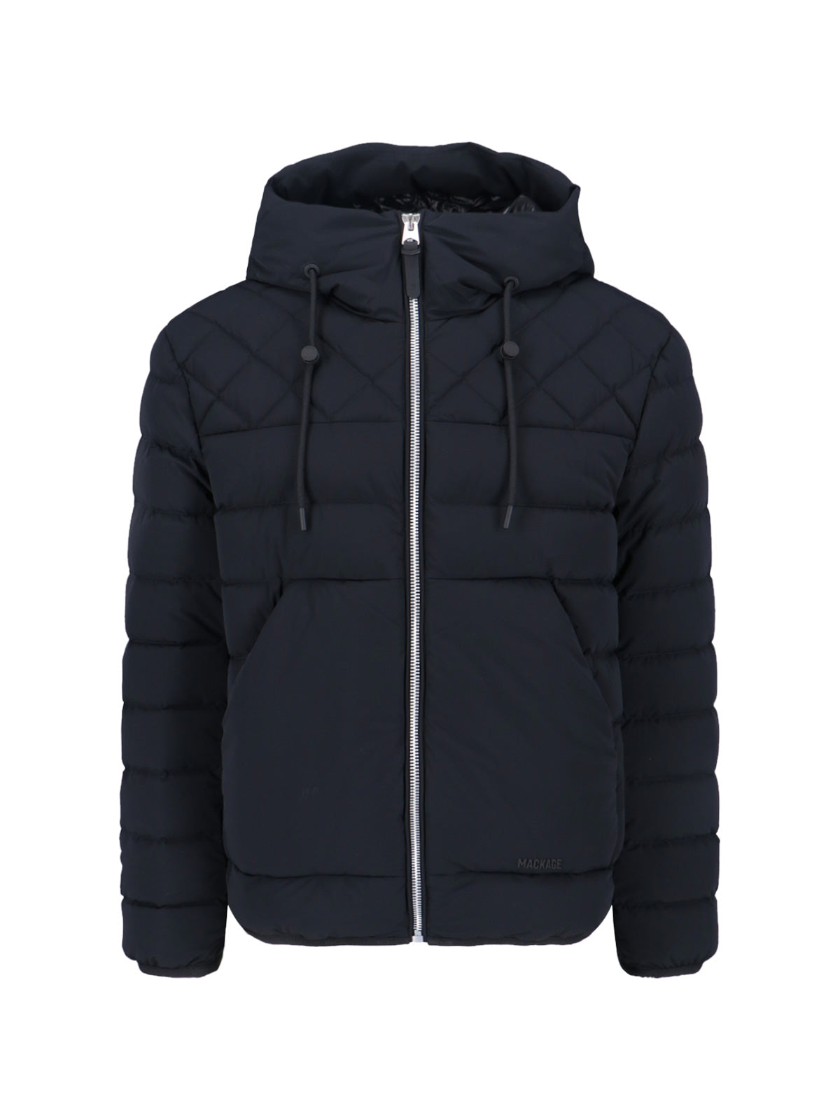 Men's Quilted Down Puffer Jacket in Recycled Nylon