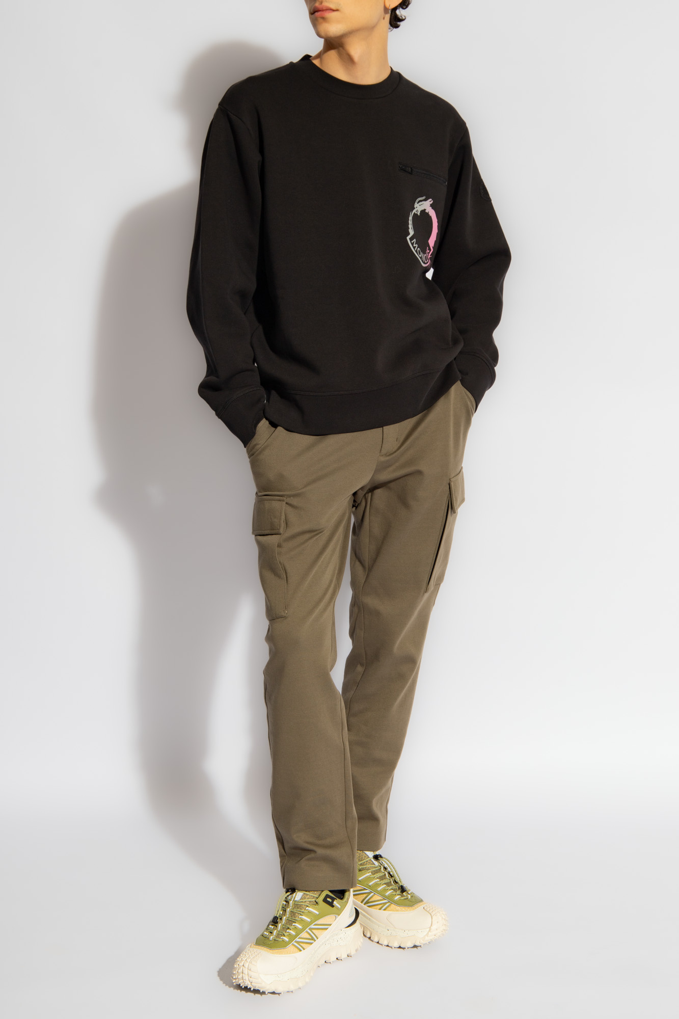 Cargo Trousers, Men's, Green