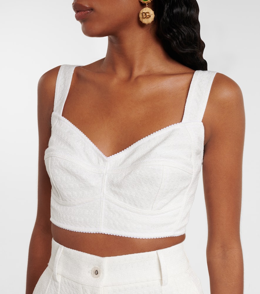 Scalloped bra top