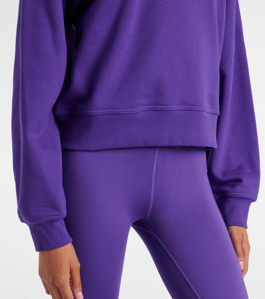Cotton fleece sweatshirt