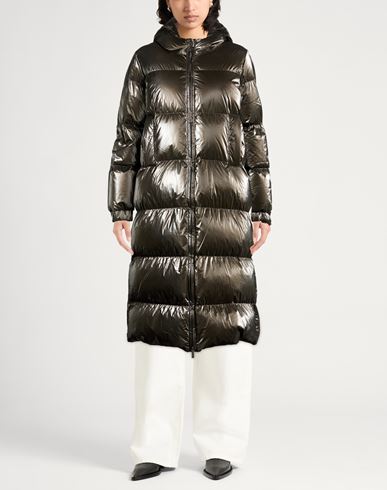 Woman Puffer Gunmetal Size S Polyamide