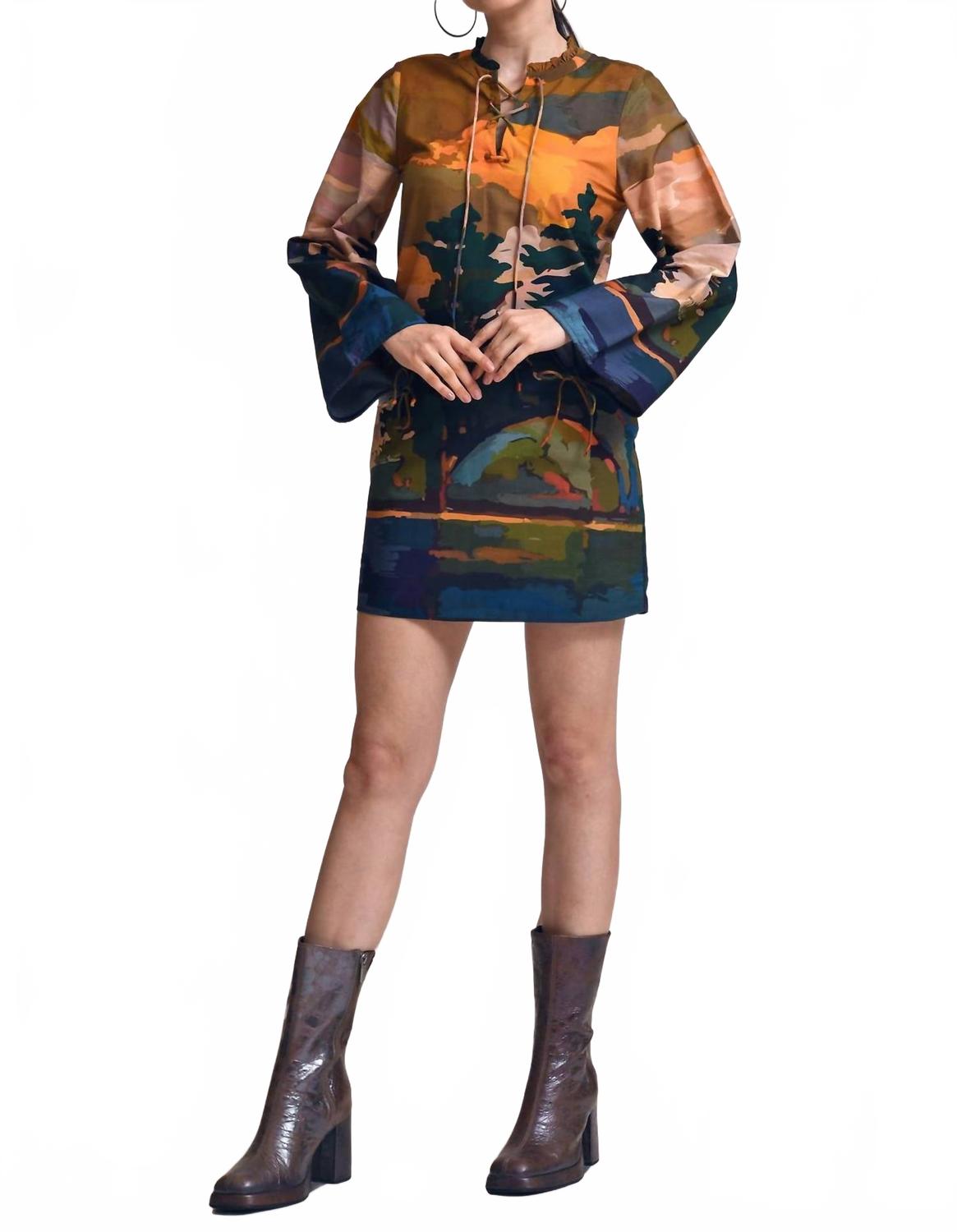 Sia Mini Dress In Multicolor