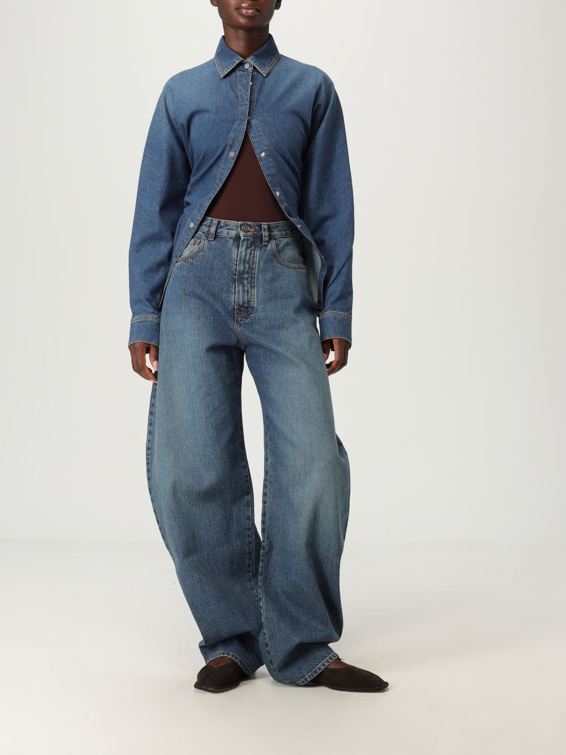 Shirt ALAÏA Woman color Blue