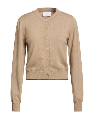 Collezione N_01 Woman Cardigan Camel Size L Cashmere