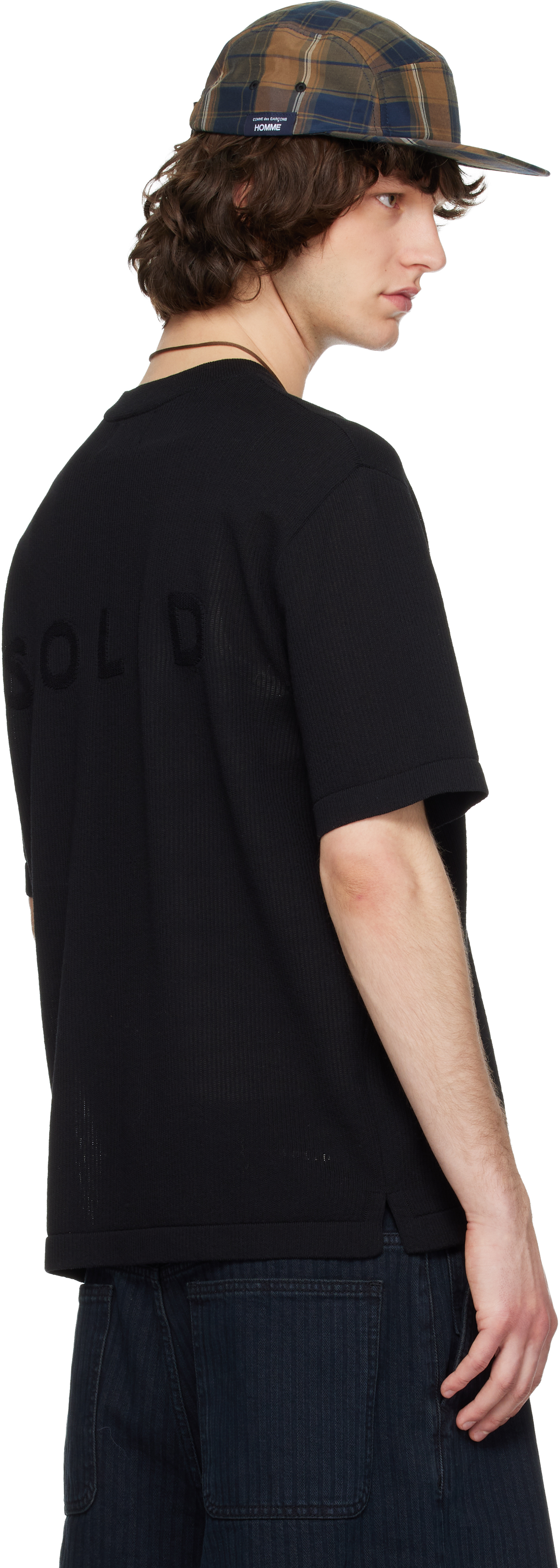 Black Knit T-shirt