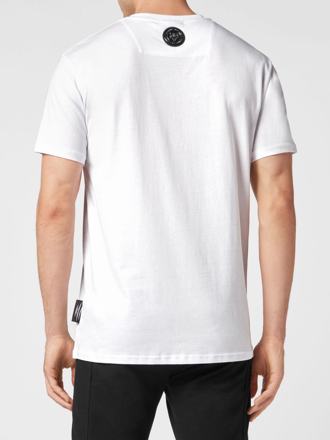 SS logo-print cotton T-shirt - Black
