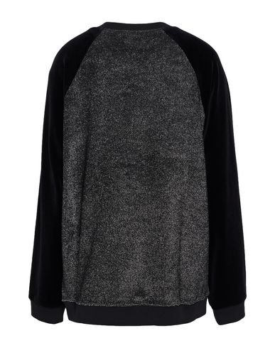 Woman Sweatshirt Black Size 10 Viscose, Lurex, Elastane, Polyamide