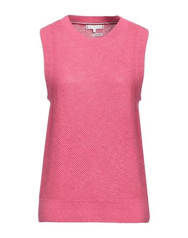 Tommy Hilfiger Woman Sweater Fuchsia Size L Cotton, Linen