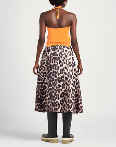 Woman Top Orange Size M Viscose, Polyamide