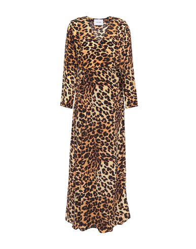 Woman Maxi dress Camel Size S/M Silk