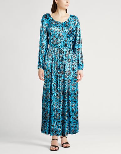 Woman Maxi dress Azure Size 6 Viscose