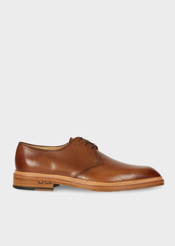 Tan Leather 'Sheridan' Shoes Brown