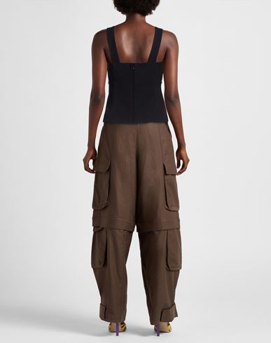 Woman Top Black Size 2 Viscose, Polyamide, Elastane