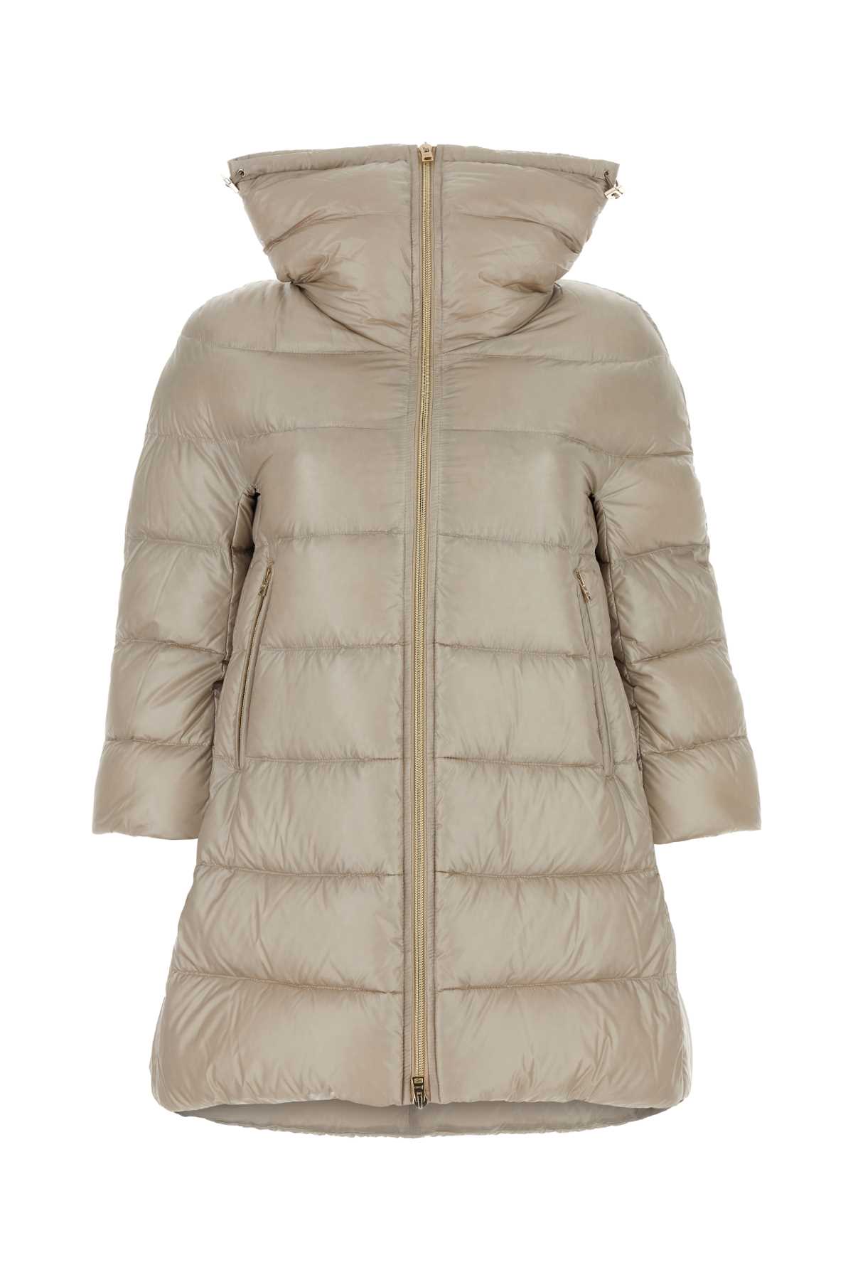 Sand Nylon Cleofe Down Jacket