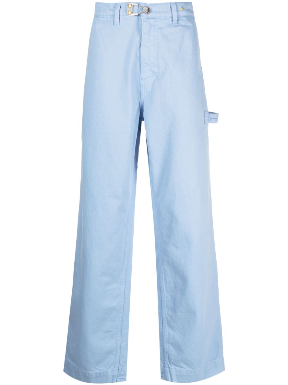 Wide-leg clasp jeans - Blue