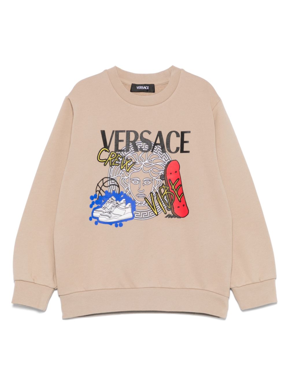 Graphic-print sweatshirt - Neutrals