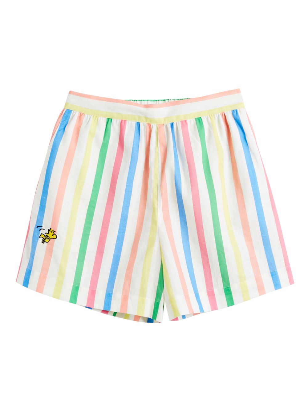 Chinti & Parker x Snoopy striped shorts - White