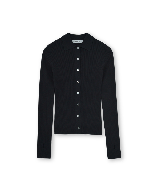 W Collar cardigan