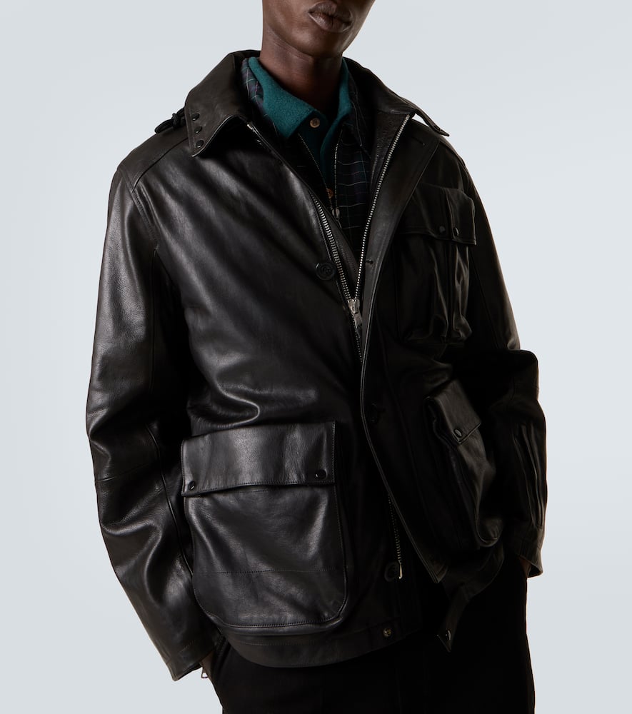 C. P. Company Lens leather jacket