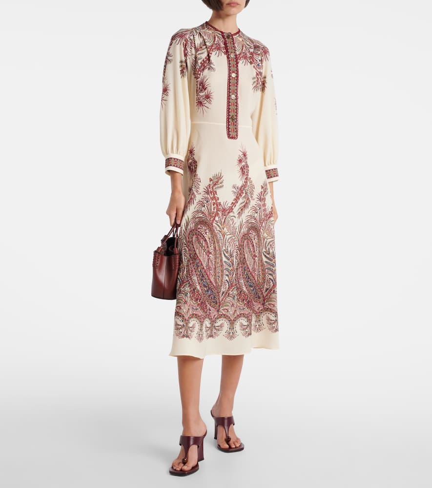 Paisley shirt dress