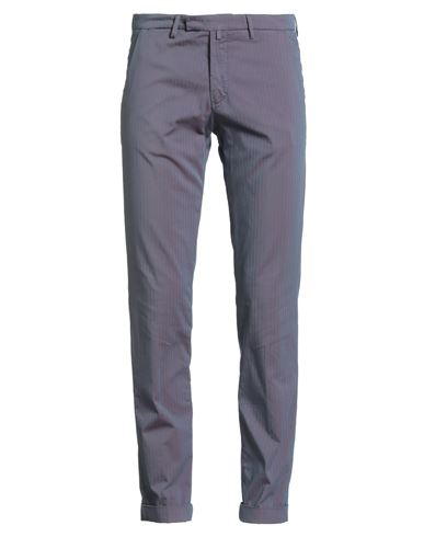 Man Pants Mauve Size 34 Cotton, Polyester, Elastane