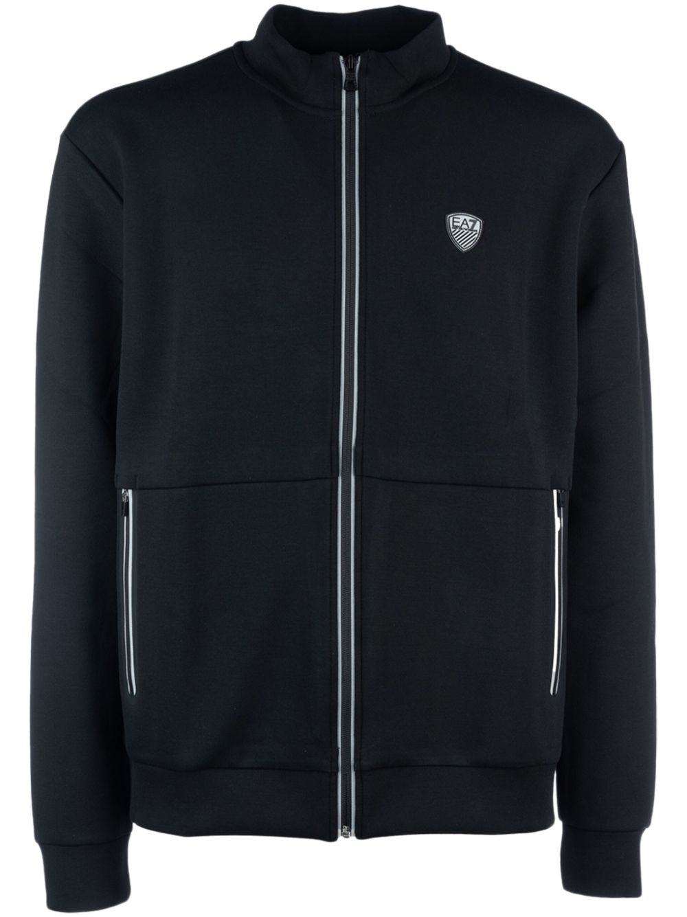 Logo-appliqué sweatshirt - Black