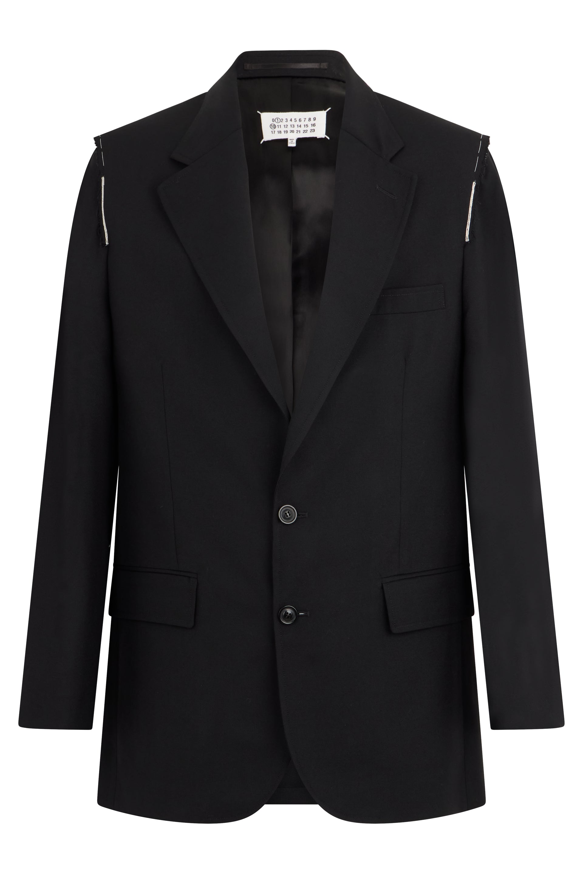 Virgin Wool Blazer — Black