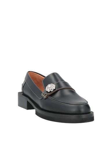 Ganni Woman Loafers Black Size 6 Soft Leather