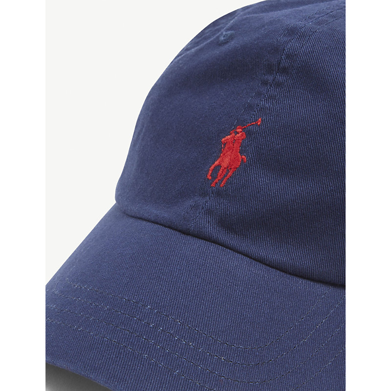 Mens Newport Navy Logo-embroidered Cotton cap 1SIZE