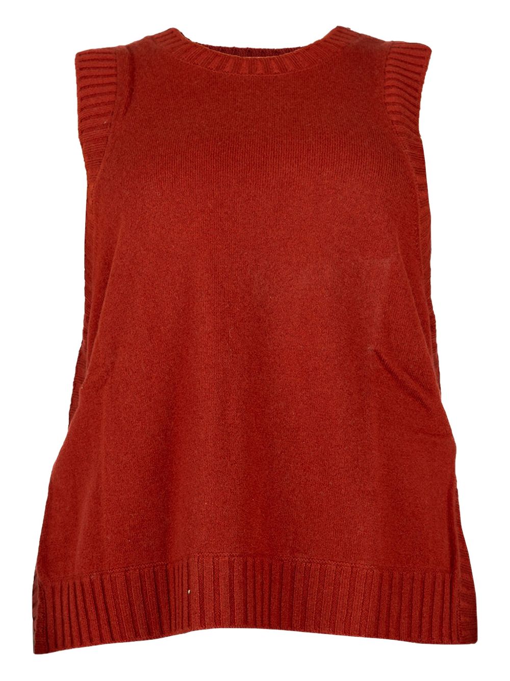 Cashmere knitted top - Brown