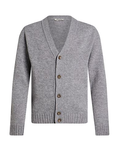 Man Cardigan Grey Size L Wool