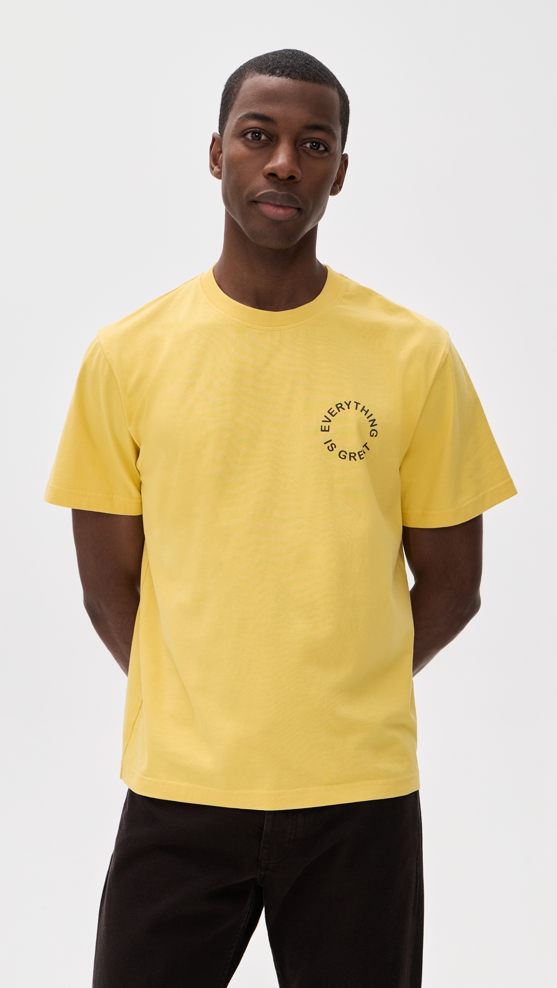 Everything Is Great T-Shirt Yellow