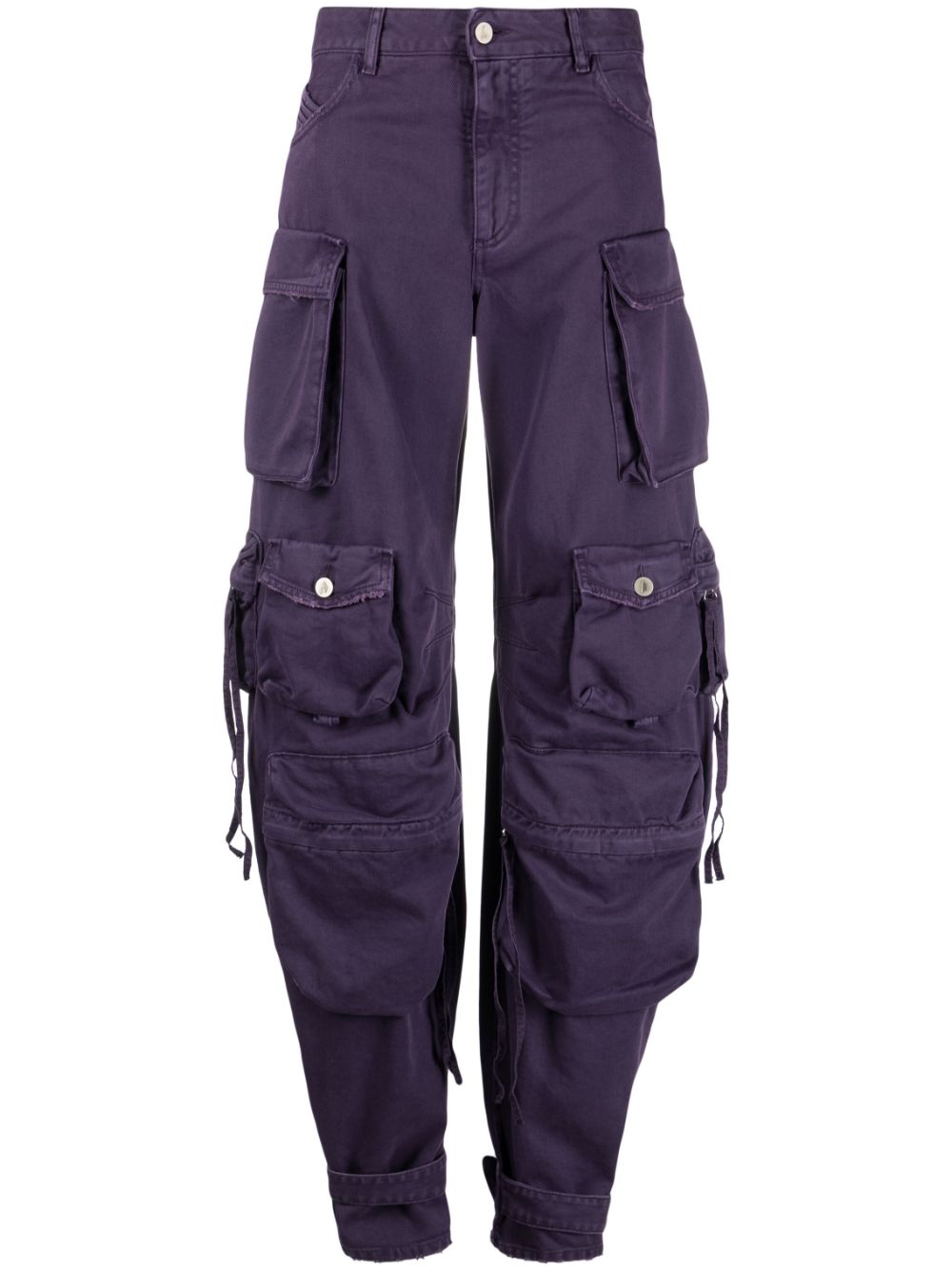 Fern oversized cargo jeans - Purple
