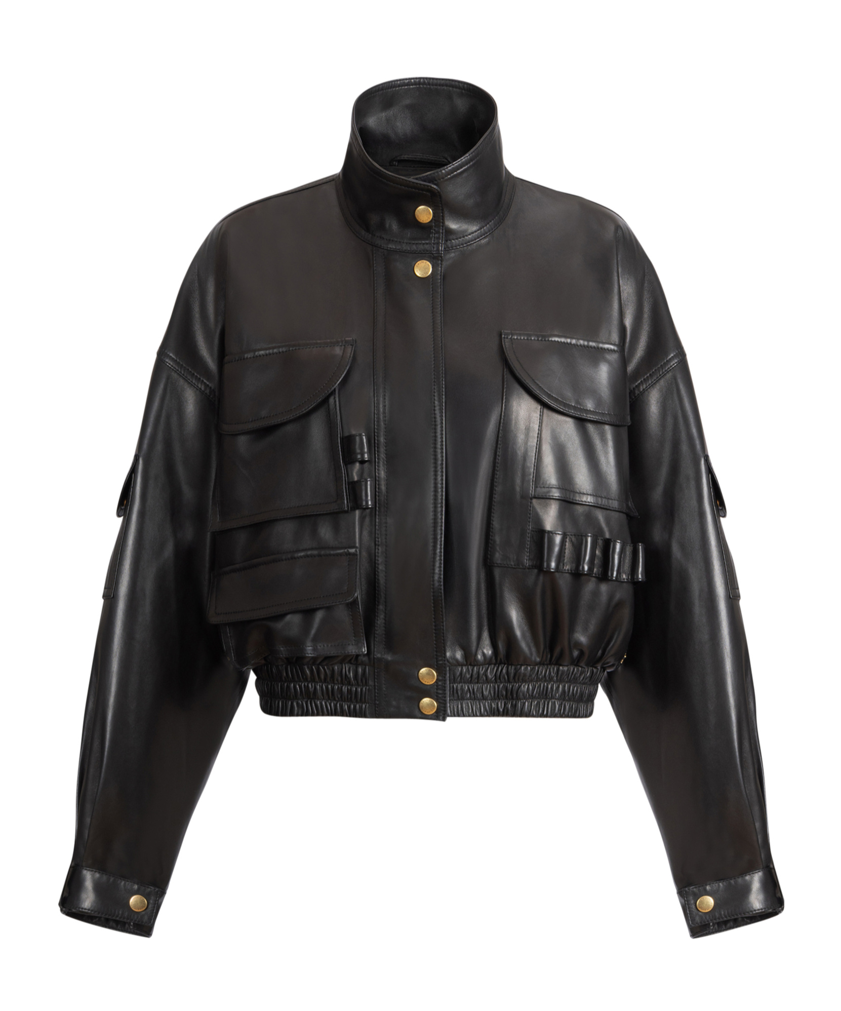 Lambskin bomber jacket