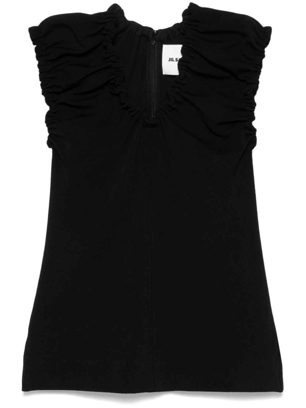Gathered blouse - Black