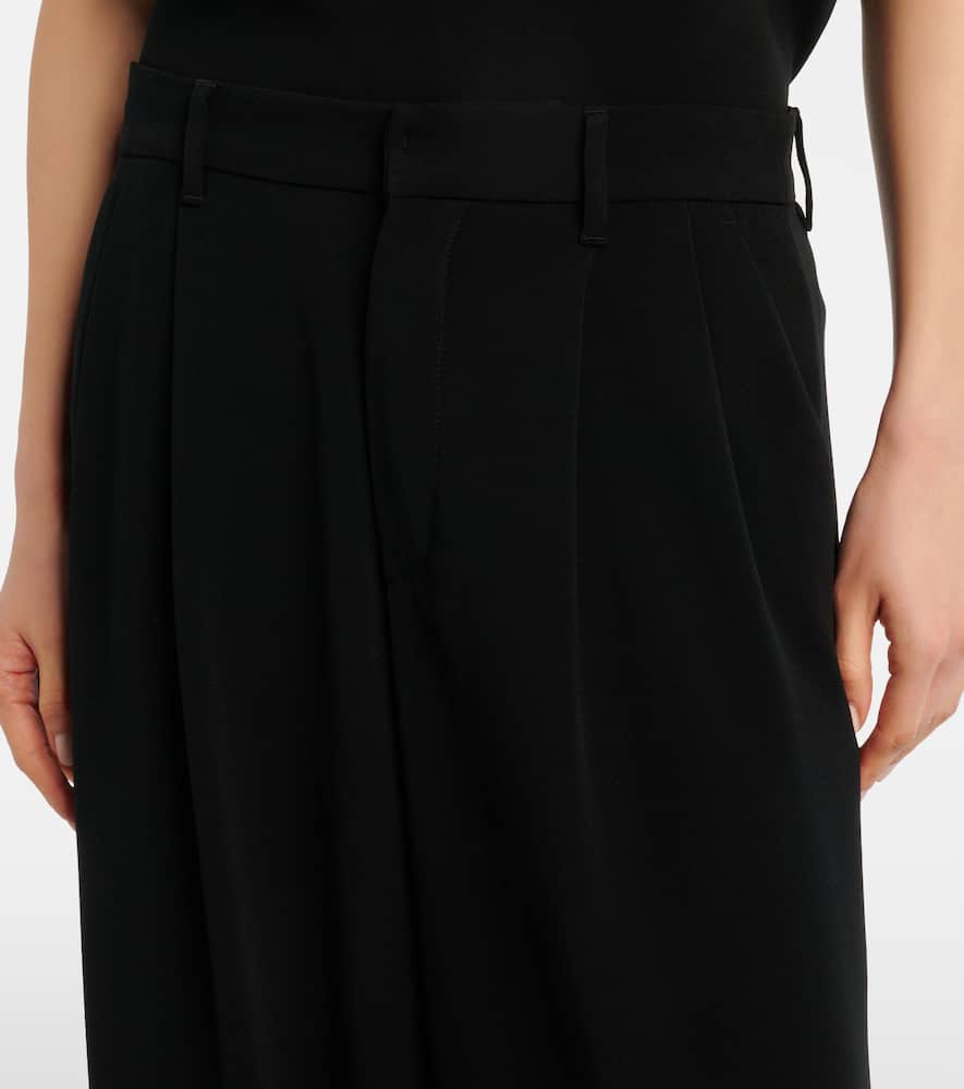 Donata satin wide-leg pants