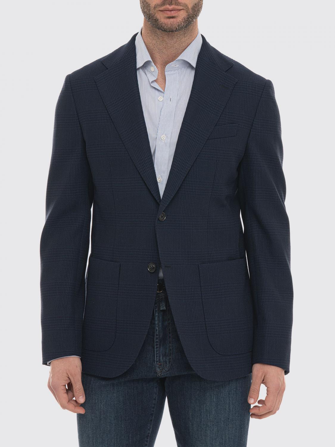 Jacket Men color Blue