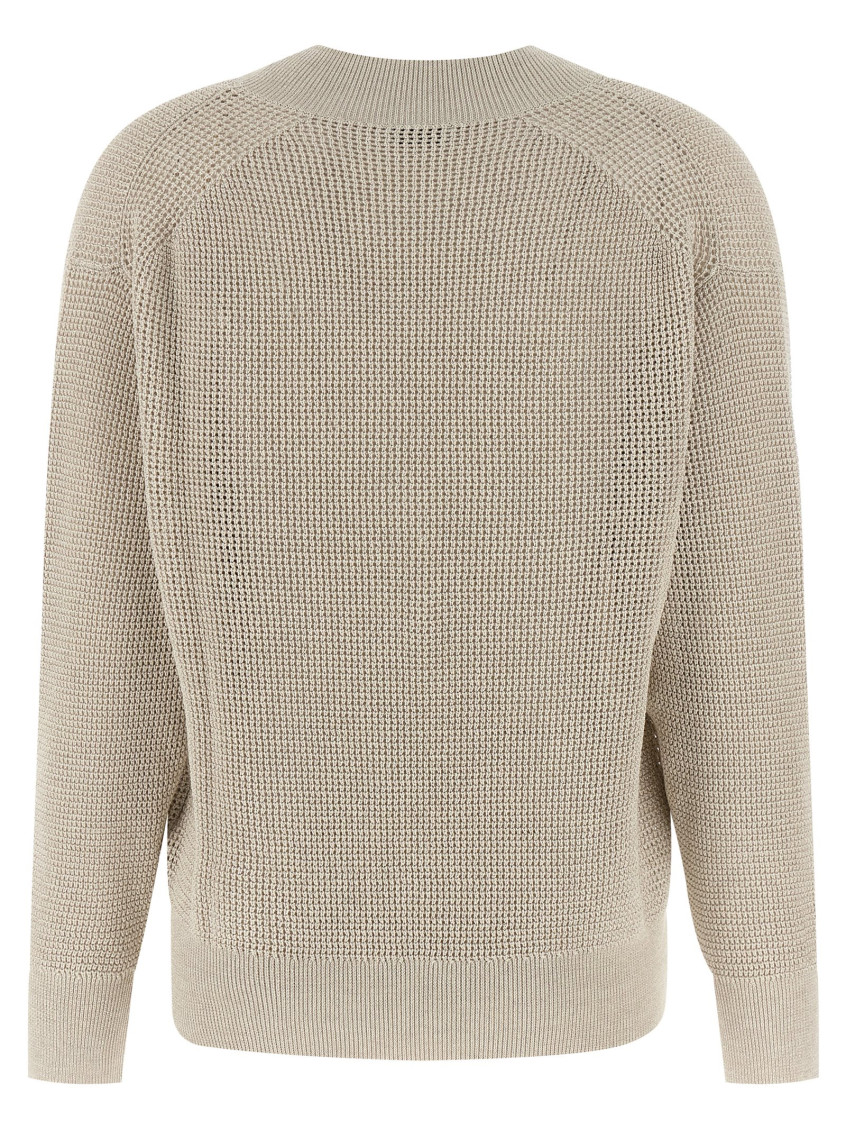 Openwork Sweater Sweaters And Cardigans Beige