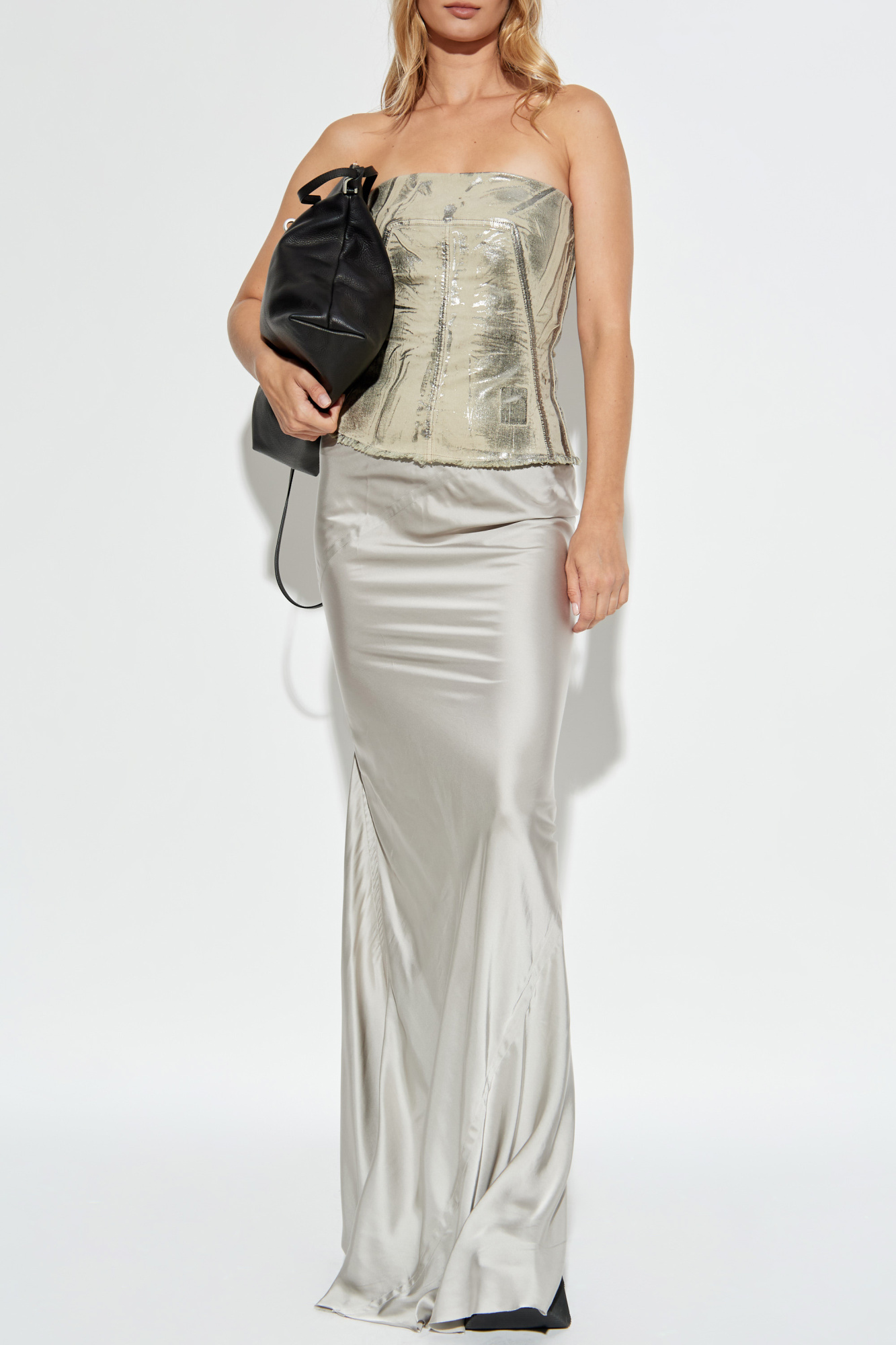 Bustier Top, Women's, Silver