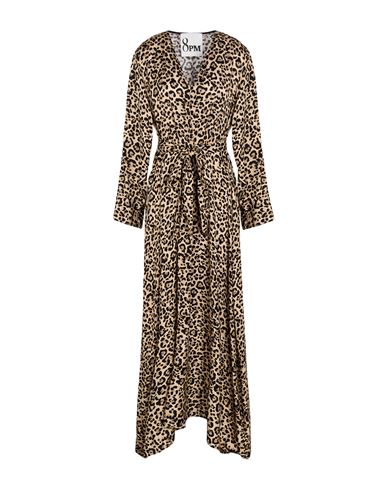 Woman Maxi dress Beige Size M Viscose