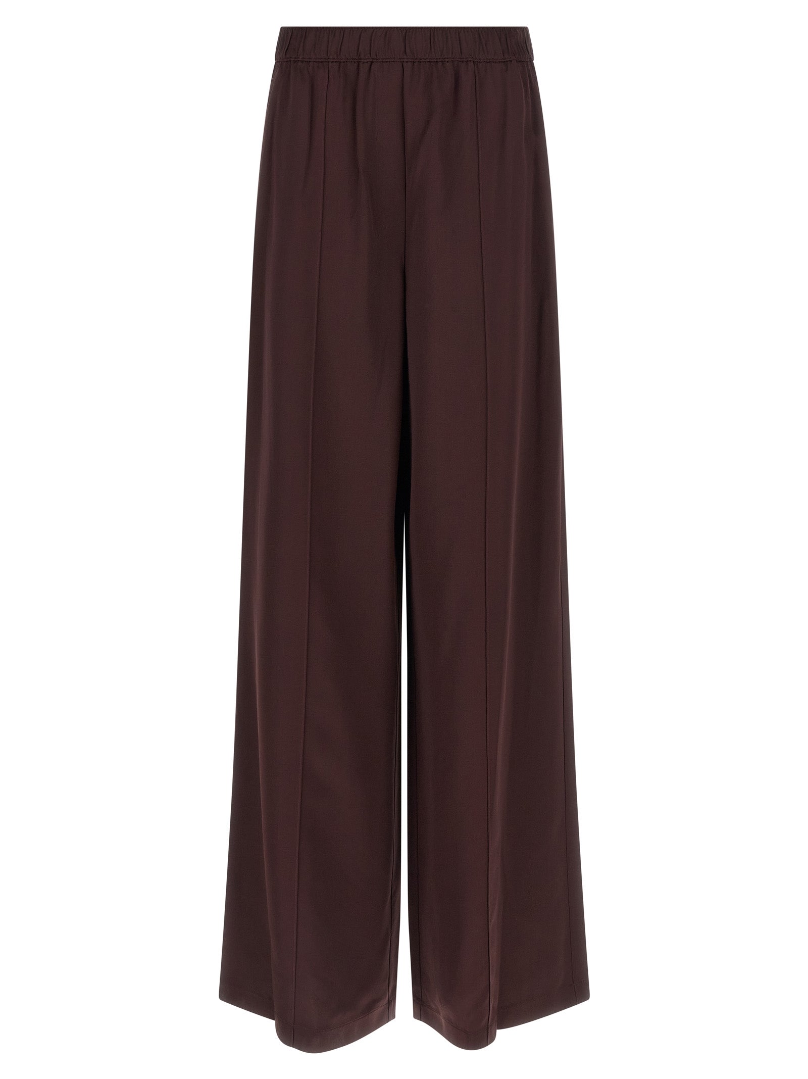Viscose Trousers — Bordeaux