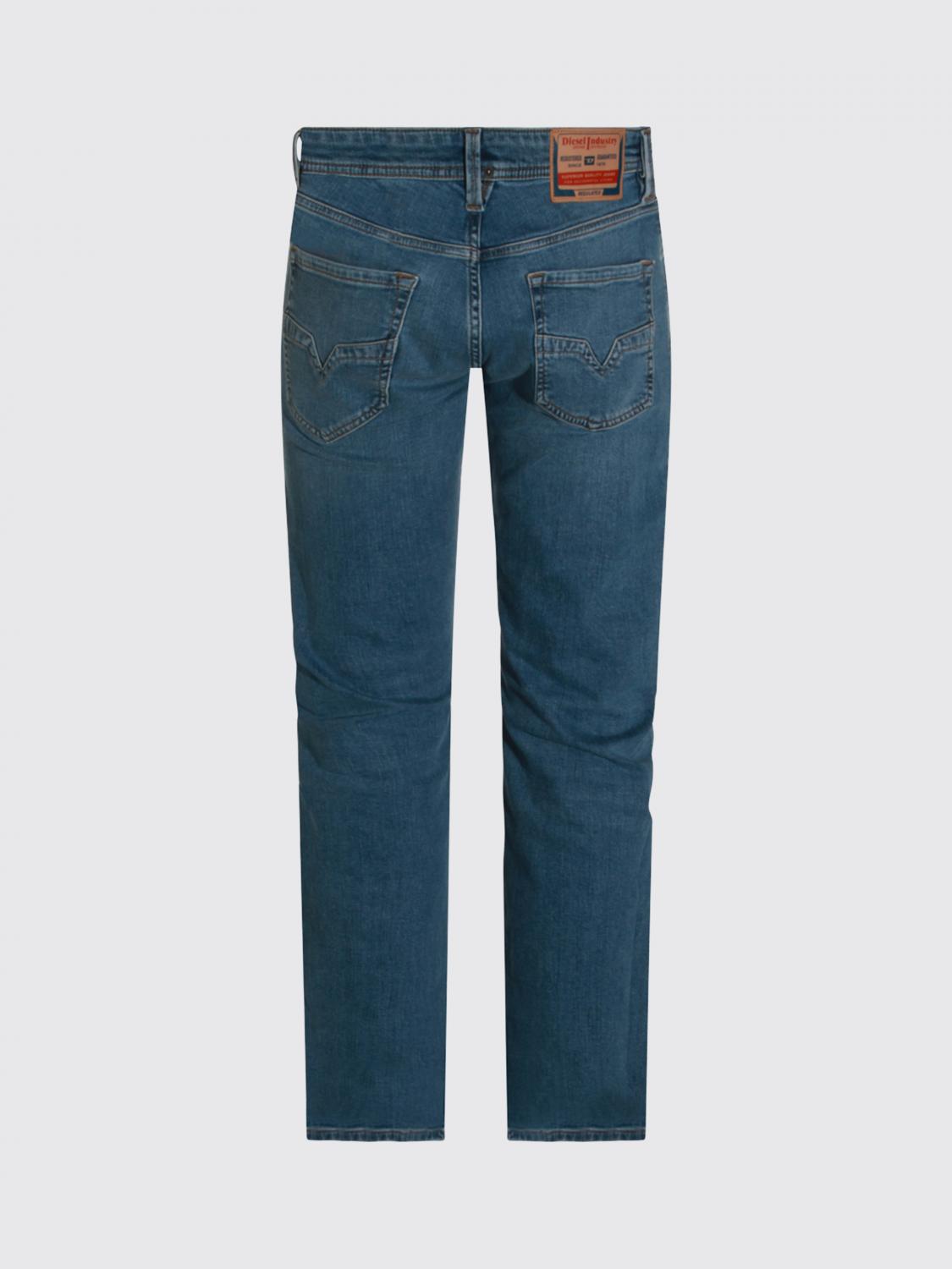 Jeans Men color Gnawed Blue