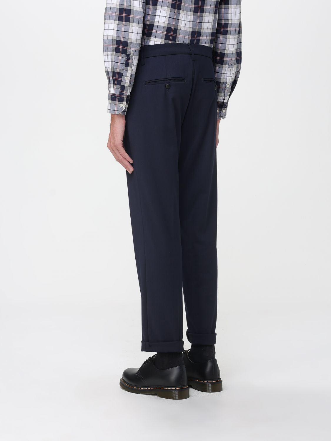 Pants Men color Blue