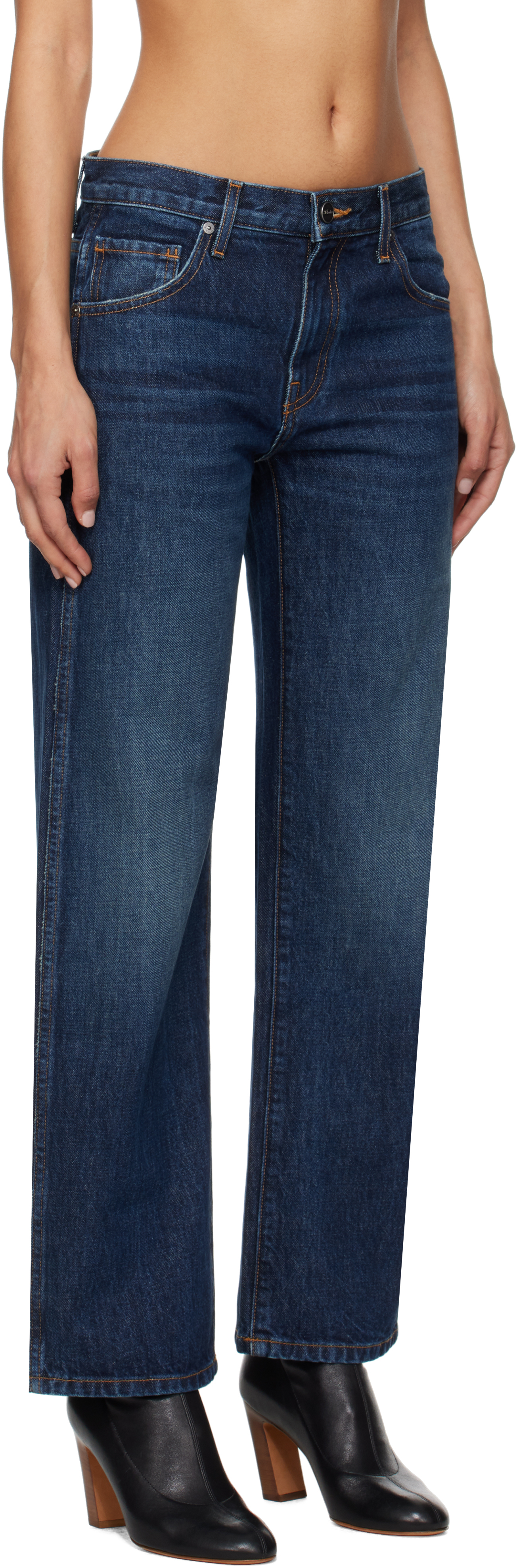 KHAITE Blue Kerrie Jeans