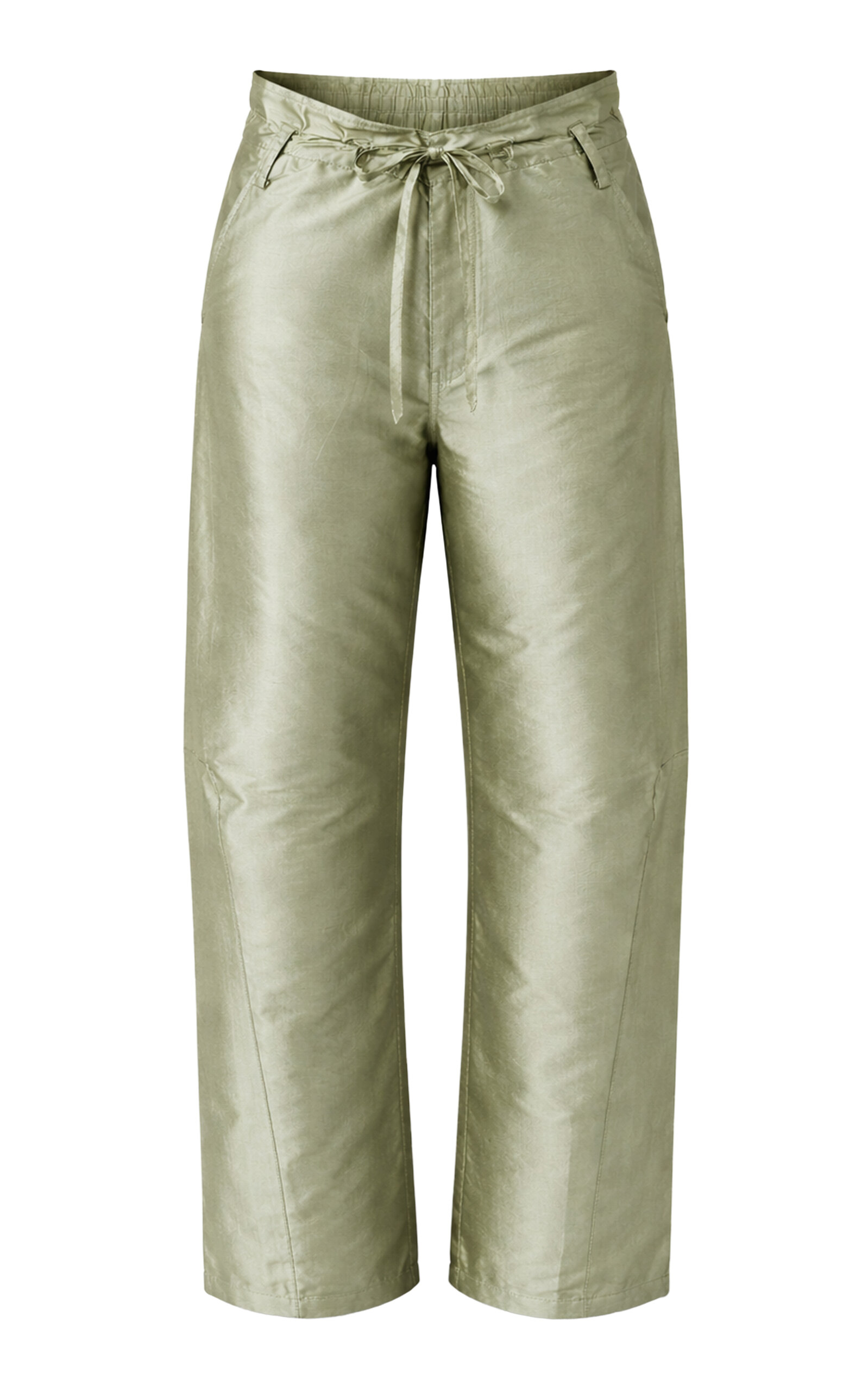 Techno Taffeta Barrel Pants - Moda Operandi