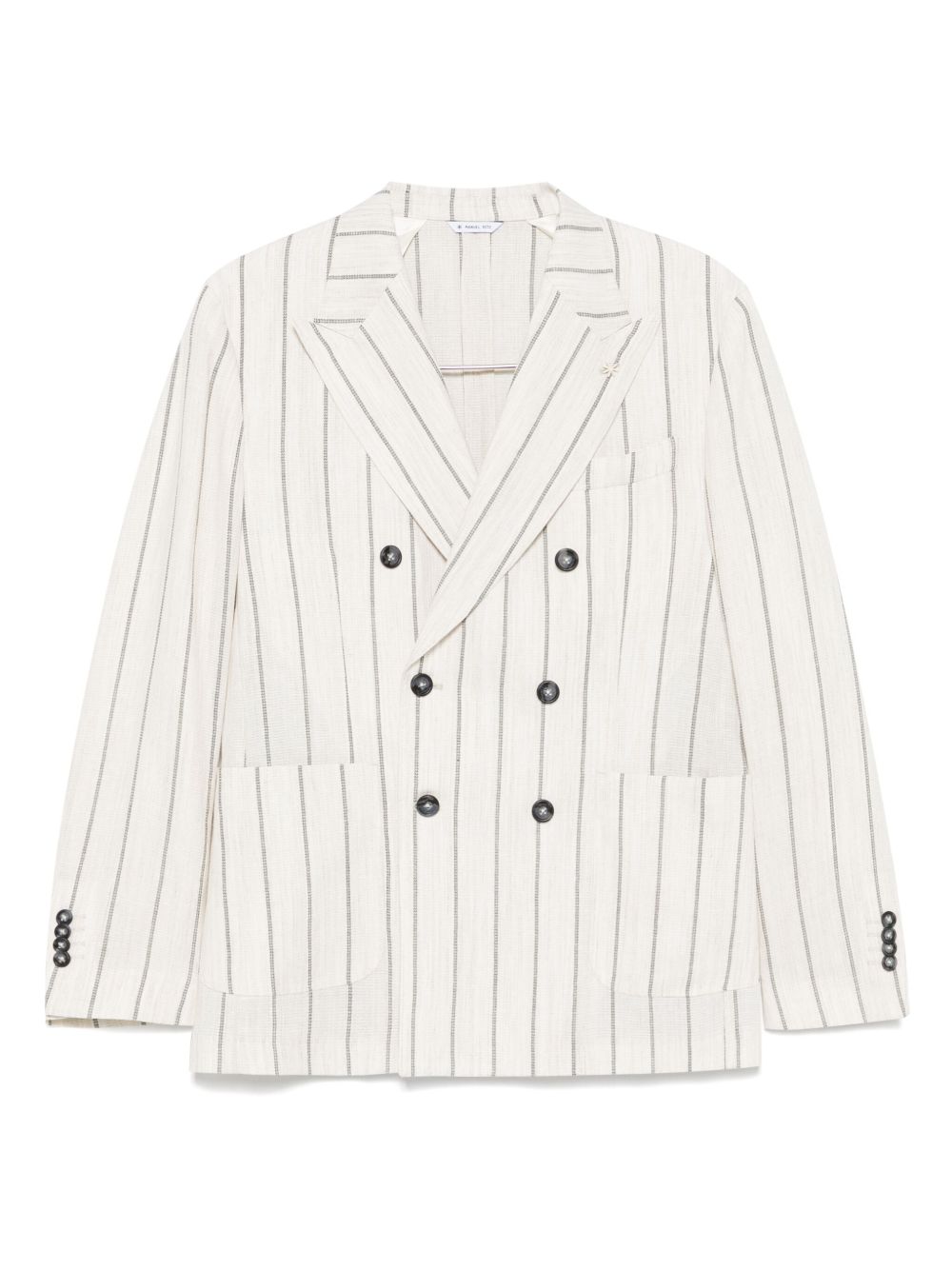 Manuel Ritz striped blazer - Neutrals