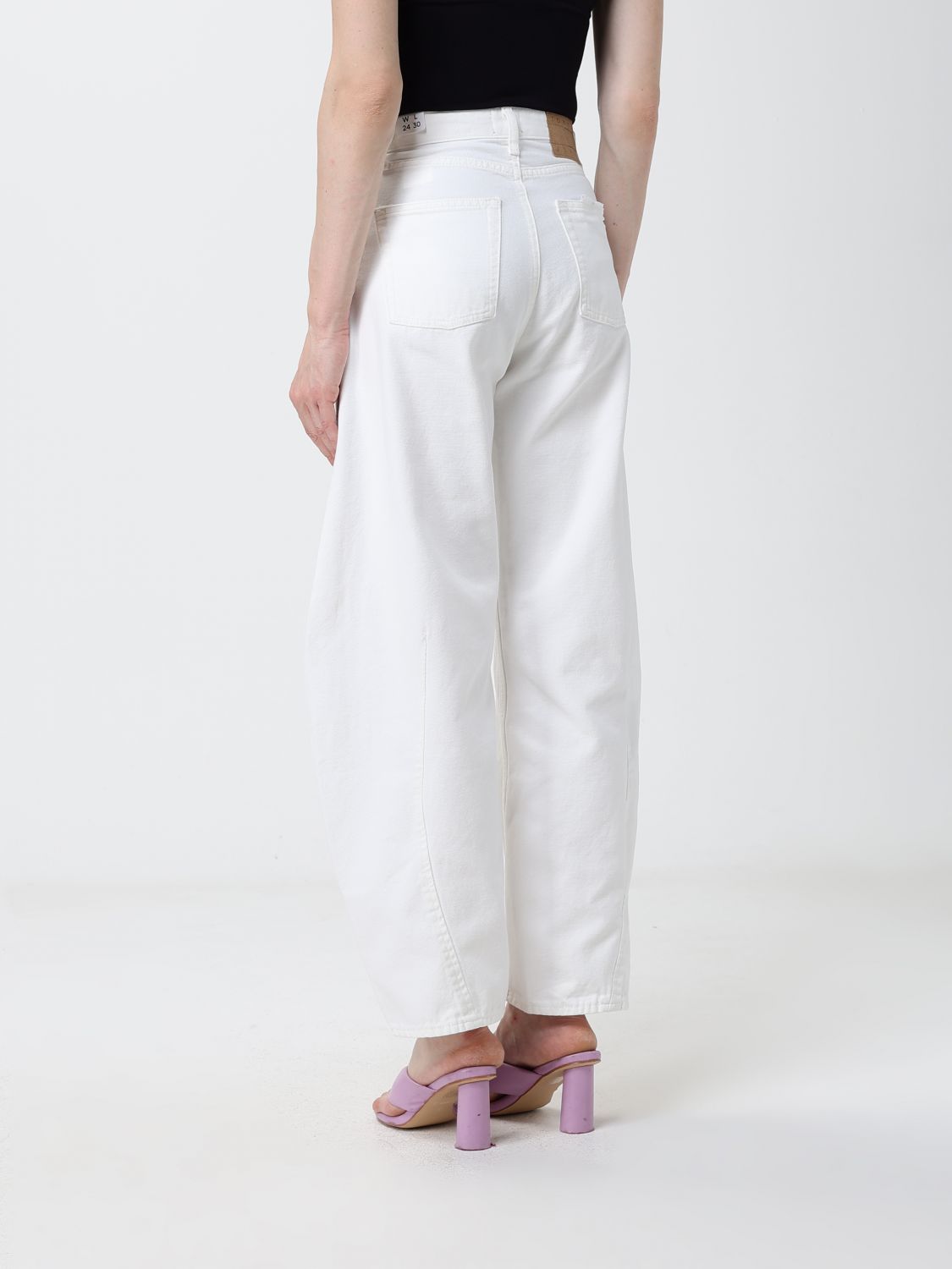 Jeans Woman color White
