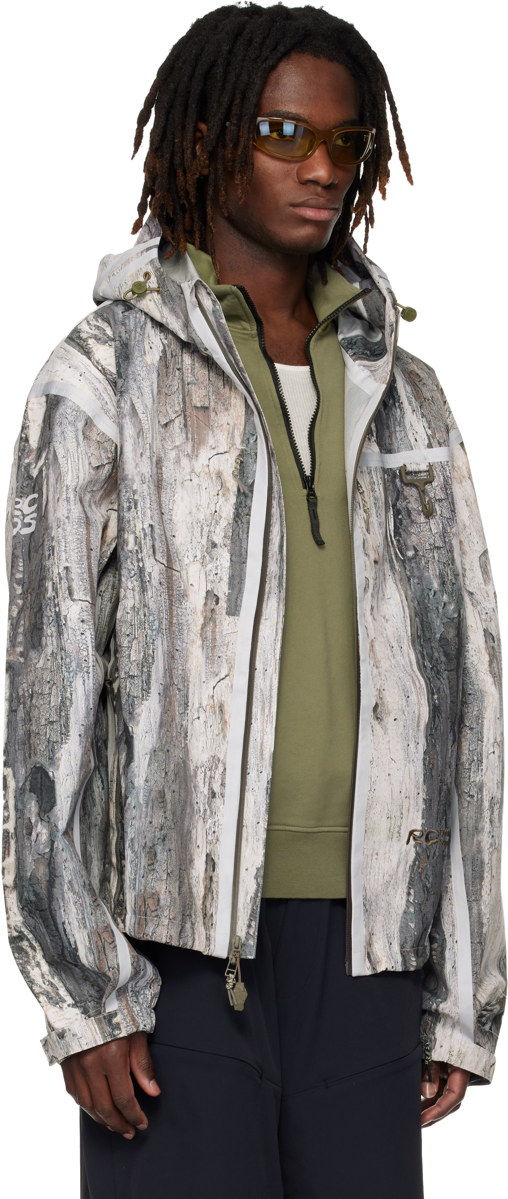Beige & Khaki Sequoia Shell Jacket