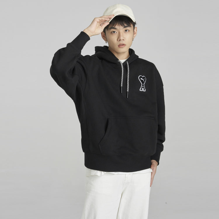 X Ami Hoodie 'Black'