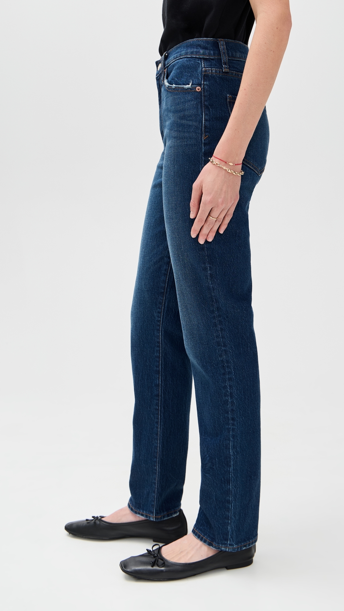 Smarty Pants High Rise Slim Straight Jeans Vintage Ink